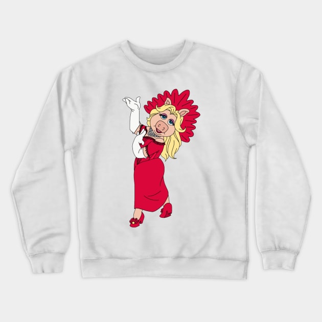 Hello, Piggy! Crewneck Sweatshirt by waltdeansney